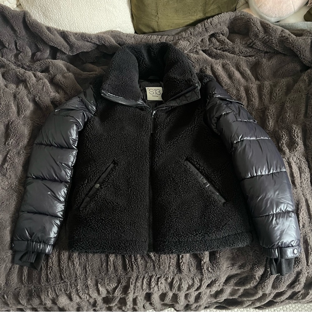 Sam New York Black Puffer Jacket